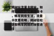 揭秘玩流量卡网站，如何轻松获取优惠流量卡，畅享网络生活，流量卡优惠攻略，揭秘轻松获取畅享网络的秘密途径