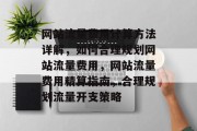 网站流量费用计算方法详解，如何合理规划网站流量费用，网站流量费用精算指南，合理规划流量开支策略