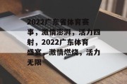 2022广东省体育赛事，激情澎湃，活力四射，2022广东体育盛宴，激情燃烧，活力无限