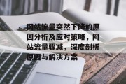 网站流量突然下降的原因分析及应对策略，网站流量骤减，深度剖析原因与解决方案
