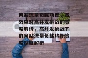网站流量负载均衡，高效应对高并发挑战的策略解析，高并发挑战下的网站流量负载均衡策略深度解析