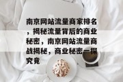 南京网站流量商家排名，揭秘流量背后的商业秘密，南京网站流量商战揭秘，商业秘密一探究竟