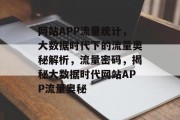 网站APP流量统计，大数据时代下的流量奥秘解析，流量密码，揭秘大数据时代网站APP流量奥秘