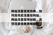 网站流量变现攻略，如何高效卖流量给网站，网站流量变现秘籍，高效流量销售策略解析