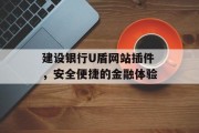 建设银行U盾网站插件,安全便捷的金融体验 建设银行U盾网站插件,安全便捷的金融体验