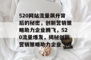 520网站流量飙升背后的秘密，创新营销策略助力企业腾飞，520流量爆发，揭秘创新营销策略助力企业飞跃