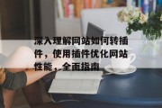 深入理解网站如何转插件,使用插件优化网站性能,全面指南 深入理解网站如何转插件,使用插件优化网站性能,全面指南