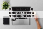 美联储9月会议人事变动风险仍存？特朗普请求法院叫停“库克留任”裁决