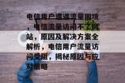 电信用户遭遇流量困境，电信流量访问不了网站，原因及解决方案全解析，电信用户流量访问受阻，揭秘原因与应对策略