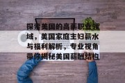 探索美国的高薪职业领域,美国家庭主妇薪水与福利解析,专业视角带你揭秘美国薪酬结构 探索美国的高薪职业领域,美国家庭主妇薪水与福利解析,专业视角带你揭秘美国薪酬结构