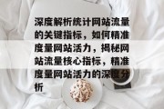 深度解析统计网站流量的关键指标，如何精准度量网站活力，揭秘网站流量核心指标，精准度量网站活力的深度分析