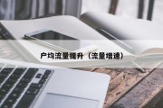 户均流量提升（流量增速）