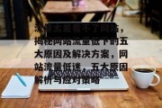 流量太差看不了网站，揭秘网站流量低下的五大原因及解决方案，网站流量低迷，五大原因解析与应对策略