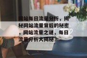 网站每日流量分析，揭秘网站流量背后的秘密，网站流量之谜，每日流量分析大揭秘