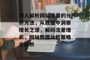 深入解析网站流量的分析方法，从数据中洞察增长之道，解码流量增长，网站数据分析策略全解析