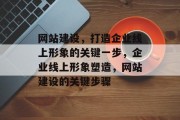 网站建设，打造企业线上形象的关键一步，企业线上形象塑造，网站建设的关键步骤