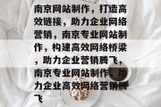 南京网站制作，打造高效链接，助力企业网络营销，南京专业网站制作，构建高效网络桥梁，助力企业营销腾飞，南京专业网站制作，助力企业高效网络营销腾飞