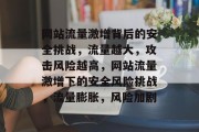 网站流量激增背后的安全挑战，流量越大，攻击风险越高，网站流量激增下的安全风险挑战，流量膨胀，风险加剧
