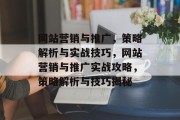 网站营销与推广，策略解析与实战技巧，网站营销与推广实战攻略，策略解析与技巧揭秘