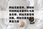 网站流量变现，揭秘如何将网站流量转化为真金白银，网站流量变现攻略，揭秘流量变现的黄金之路