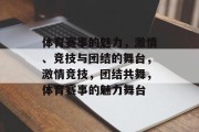 体育赛事的魅力，激情、竞技与团结的舞台，激情竞技，团结共舞，体育赛事的魅力舞台