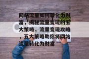 网站流量如何转化为财富，揭秘流量变现的五大策略，流量变现攻略，五大策略助你将网站流量转化为财富