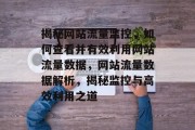 揭秘网站流量监控，如何查看并有效利用网站流量数据，网站流量数据解析，揭秘监控与高效利用之道