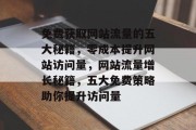 免费获取网站流量的五大秘籍，零成本提升网站访问量，网站流量增长秘籍，五大免费策略助你提升访问量