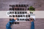 Vultr服务器助力网站流量优化，高效解决方案深度解析，Vultr服务器助力流量优化，高效网站解决方案全解析