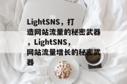 LightSNS，打造网站流量的秘密武器，LightSNS，网站流量增长的秘密武器