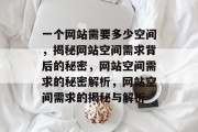 一个网站需要多少空间，揭秘网站空间需求背后的秘密，网站空间需求的秘密解析，网站空间需求的揭秘与解析