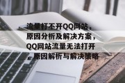 流量打不开QQ网站，原因分析及解决方案，QQ网站流量无法打开，原因解析与解决策略