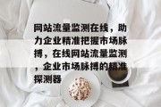 网站流量监测在线，助力企业精准把握市场脉搏，在线网站流量监测，企业市场脉搏的精准探测器