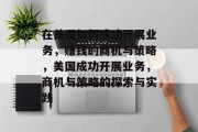 在美国如何成功开展业务,赚钱的商机与策略,美国成功开展业务,商机与策略的探索与实践