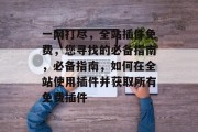 一网打尽,全站插件免费,您寻找的必备指南,必备指南,如何在全站使用插件并获取所有免费插件 一网打尽,全站插件免费,您寻找的必备指南,必备指南,如何在全站使用插件并获取所有免费插件