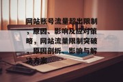 网站账号流量超出限制，原因、影响及应对策略，网站流量限制突破，原因剖析、影响与解决方案