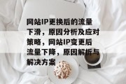 网站IP更换后的流量下滑，原因分析及应对策略，网站IP变更后流量下降，原因解析与解决方案