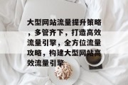 大型网站流量提升策略，多管齐下，打造高效流量引擎，全方位流量攻略，构建大型网站高效流量引擎