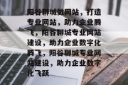 阳谷聊城做网站，打造专业网站，助力企业腾飞，阳谷聊城专业网站建设，助力企业数字化腾飞，阳谷聊城专业网站建设，助力企业数字化飞跃