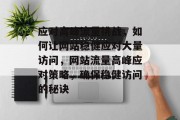 应对高峰流量挑战，如何让网站稳健应对大量访问，网站流量高峰应对策略，确保稳健访问的秘诀