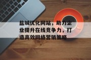 盐城优化网站,助力企业提升在线竞争力,打造高效网络营销策略 盐城优化网站,助力企业提升在线竞争力,打造高效网络营销策略