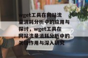 wget工具在网站流量消耗分析中的应用与探讨，wget工具在网站流量消耗分析中的关键作用与深入研究