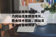 巧妙运用爬虫技术，助力网站流量翻倍增长，爬虫技术赋能，网站流量倍增策略揭秘