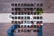 阿里巴巴网站推广方法全攻略，让你的产品在电商海洋中乘风破浪，电商霸主之路，阿里巴巴网站全方位推广秘籍，阿里巴巴电商霸主之路，全方位推广秘籍
