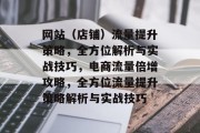 网站（店铺）流量提升策略，全方位解析与实战技巧，电商流量倍增攻略，全方位流量提升策略解析与实战技巧