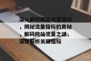 深入解析网站流量指标，揭秘流量指标的奥秘，解码网站流量之谜，深度解析关键指标