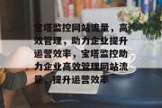 宝塔监控网站流量，高效管理，助力企业提升运营效率，宝塔监控助力企业高效管理网站流量，提升运营效率
