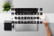 网站购买店铺流量，提升电商业绩的秘诀之道，电商流量购买攻略，揭秘提升业绩的流量秘诀