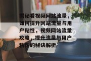 揭秘看视频网站流量，如何提升网站流量与用户粘性，视频网站流量攻略，提升流量与用户粘性的秘诀解析