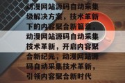 动漫网站源码自动采集级解决方案，技术革新下的内容聚合新篇章，动漫网站源码自动采集技术革新，开启内容聚合新纪元，动漫网站源码自动采集技术革新，引领内容聚合新时代